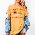 Fall In Love With Learning Autumn Pumpkin Fall Teacher Kids Women's Comfort Colors T-Shirt Mustard Fall In Love With Learning Autumn Pumpkin Fall Teacher Kids Women's Comfort Colors T-Shirt Mustard
