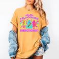 Are You Fall-O-Ween Directions Teacher Ghost Halloween Women's Comfort Colors T-Shirt Mustard