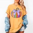 Fall Pumpkin Books Lover Halloween Teacher Teaching Staff Women's Comfort Colors T-Shirt Mustard Fall Pumpkin Books Lover Halloween Teacher Teaching Staff Women's Comfort Colors T-Shirt Mustard