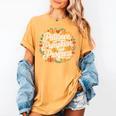 Fall Special Education Teacher Pumpkin Autumn Halloween Women's Comfort Colors T-Shirt Mustard