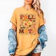 Fall Teacher Fall In Love With Math Math Thanksgiving For Men Women Women's Comfort Colors T-Shirt Mustard Fall Teacher Fall In Love With Math Math Thanksgiving For Men Women Women's Comfort Colors T-Shirt Mustard