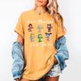 My Favorite Monsters Call Me Teacher Thank Mummy Vampire Bat Women's Comfort Colors T-Shirt Mustard My Favorite Monsters Call Me Teacher Thank Mummy Vampire Bat Women's Comfort Colors T-Shirt Mustard