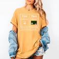 First Caffeinate Then Educate I Am Earning A Break Teacher Women's Comfort Colors T-Shirt Mustard
