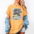 First Day Of Fifth Grade Composition Notebook Teacher Women's Comfort Colors T-Shirt Mustard First Day Of Fifth Grade Composition Notebook Teacher Women's Comfort Colors T-Shirt Mustard