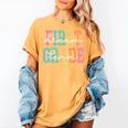 First Grade Dream Team Back To School 1st Grade Teacher Women's Comfort Colors T-Shirt Mustard