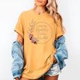 Floral Learning Disabilities Teacher Consultant SPED Teacher Women's Comfort Colors T-Shirt Mustard