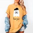 French Teacher Halloween Bonjour Ghost Women's Comfort Colors T-Shirt Mustard French Teacher Halloween Bonjour Ghost Women's Comfort Colors T-Shirt Mustard