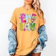 Fri-Yay Happy Friday Weekend Teacher Back To School Women's Comfort Colors T-Shirt Mustard