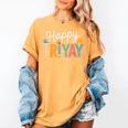 Fri-Yay Teacher Fry Yay Friday Weekend Happy Fri-Yay Women's Comfort Colors T-Shirt Mustard Fri-Yay Teacher Fry Yay Friday Weekend Happy Fri-Yay Women's Comfort Colors T-Shirt Mustard