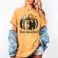Fun Fall Book Lover Cute Teacher Student Halloween Women's Comfort Colors T-Shirt Mustard