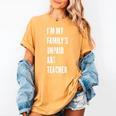 Funny Art Teacher Women's Comfort Colors T-Shirt Mustard Funny Art Teacher Women's Comfort Colors T-Shirt Mustard