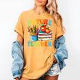 Future Teacher Costume For Kids Back To School Boy Girl Women's Comfort Colors T-Shirt Mustard