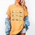 Ghosts Halloween Montessori Teacher Educator Costume Women's Comfort Colors T-Shirt Mustard Ghosts Halloween Montessori Teacher Educator Costume Women's Comfort Colors T-Shirt Mustard