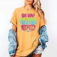 In My Glowing Teacher Era Groovy Colorful Bright Women's Comfort Colors T-Shirt Mustard