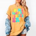 In My Glowing Teacher Era Groovy Colorful Bright Women's Comfort Colors T-Shirt Mustard In My Glowing Teacher Era Groovy Colorful Bright Women's Comfort Colors T-Shirt Mustard