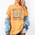 Groovy Donut Stress Just Do Your Best Testing Day Teachers Women's Comfort Colors T-Shirt Mustard Groovy Donut Stress Just Do Your Best Testing Day Teachers Women's Comfort Colors T-Shirt Mustard