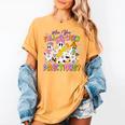 Halloween Floral Ghost Teacher Are You Falloween Directions Women's Comfort Colors T-Shirt Mustard