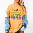 Halloween Monster Math Teacher Men Women Women's Comfort Colors T-Shirt Mustard Halloween Monster Math Teacher Men Women Women's Comfort Colors T-Shirt Mustard