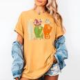 Halloween SPED Teacher Boo In ASL Boo Hands Sign Language Women's Comfort Colors T-Shirt Mustard