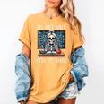 Halloween Teacher I'Ll Just Wait Until It's Quiet Women Women's Comfort Colors T-Shirt Mustard