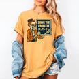Halloween Teacher Six Seven Meme 6 7 Skeleton Spooky Costume Women's Comfort Colors T-Shirt Mustard