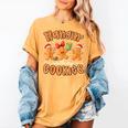 Hangin With My Cookies Gingerbread Men Women Xmas Teacher Women's Comfort Colors T-Shirt Mustard Hangin With My Cookies Gingerbread Men Women Xmas Teacher Women's Comfort Colors T-Shirt Mustard