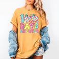 Happy 100th Day Of School 100 Days Brighter Teachers Kids Women's Comfort Colors T-Shirt Mustard