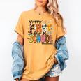 Happy First Day Of School PE Teacher Life Back To School Women's Comfort Colors T-Shirt Mustard