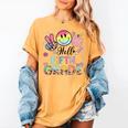 Hello 5th Grade Boy Girl Teacher Back To School 5th Grade Women's Comfort Colors T-Shirt Mustard Hello 5th Grade Boy Girl Teacher Back To School 5th Grade Women's Comfort Colors T-Shirt Mustard