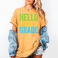 Hello Fourth Grade Shirt 4th Grade Boy Girl Student Teacher Women's Comfort Colors T-Shirt Mustard Hello Fourth Grade Shirt 4th Grade Boy Girl Student Teacher Women's Comfort Colors T-Shirt Mustard