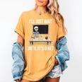 I'Ll Just Wait Until It's Quiet Skeleton Teacher Halloween Women's Comfort Colors T-Shirt Mustard I'Ll Just Wait Until It's Quiet Skeleton Teacher Halloween Women's Comfort Colors T-Shirt Mustard