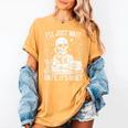I'Ll Wait Until It's Quiet Tshirt Skeleton Teacher Halloween Women's Comfort Colors T-Shirt Mustard I'Ll Wait Until It's Quiet Tshirt Skeleton Teacher Halloween Women's Comfort Colors T-Shirt Mustard