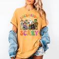 Inclusion Isnt Scary Halloween Skeleton Ghost Sped Teacher Women's Comfort Colors T-Shirt Mustard Inclusion Isnt Scary Halloween Skeleton Ghost Sped Teacher Women's Comfort Colors T-Shirt Mustard