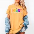 Infant Teacher Daycare Provider Childcare Teacher Women's Comfort Colors T-Shirt Mustard