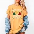 It's Never Too Early For Christmas Music Teacher Women's Comfort Colors T-Shirt Mustard