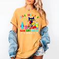 It's A Good-Day To Teach Tiny Humans Pre-K Cat Teacher Lover Women's Comfort Colors T-Shirt Mustard