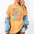 It's A Good Day To Teach Tiny Humans Teacher Teaching Women's Comfort Colors T-Shirt Mustard