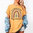 Its A Good Day To Teach Tiny Musicians Music Teacher Rainbow Women's Comfort Colors T-Shirt Mustard