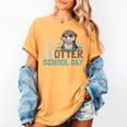 Just Anotter School Day Cute Otter Lover Teacher Student Women's Comfort Colors T-Shirt Mustard Just Anotter School Day Cute Otter Lover Teacher Student Women's Comfort Colors T-Shirt Mustard