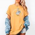 Just A Silly Goose Teaching Math Teacher Back To School Women's Comfort Colors T-Shirt Mustard Just A Silly Goose Teaching Math Teacher Back To School Women's Comfort Colors T-Shirt Mustard
