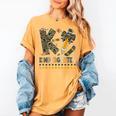 K Is For Kindergarten Teacher Coquette Bow Camo Women's Comfort Colors T-Shirt Mustard K Is For Kindergarten Teacher Coquette Bow Camo Women's Comfort Colors T-Shirt Mustard