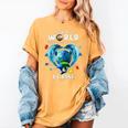 Be Kind Dolphin Autism Awareness Back To School Teacher Men Women Kids Women's Comfort Colors T-Shirt Mustard