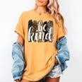 Be Kind Women Inspirational Teacher Animal Print Women's Comfort Colors T-Shirt Mustard Be Kind Women Inspirational Teacher Animal Print Women's Comfort Colors T-Shirt Mustard