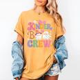 Kinder Boo Crew Kindergarten Teacher Student Halloween Women's Comfort Colors T-Shirt Mustard