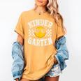 Kindergarten Teacher First Day Of Kinder Back To School Women's Comfort Colors T-Shirt Mustard Kindergarten Teacher First Day Of Kinder Back To School Women's Comfort Colors T-Shirt Mustard
