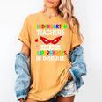 Kindergarten Teachers Are Just Superheroes In Disguise Women's Comfort Colors T-Shirt Mustard Kindergarten Teachers Are Just Superheroes In Disguise Women's Comfort Colors T-Shirt Mustard