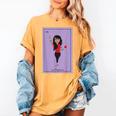 La Maestra Mexican Bingo Card Teacher Lottery Card Women's Comfort Colors T-Shirt Mustard