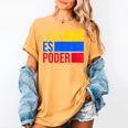 Leer Es Poder Colombian Spanish Teacher Maestra Colombia Women's Comfort Colors T-Shirt Mustard Leer Es Poder Colombian Spanish Teacher Maestra Colombia Women's Comfort Colors T-Shirt Mustard