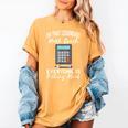 Legendary Math Coach Mathematics Calculator Math Teacher Women's Comfort Colors T-Shirt Mustard