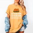 Let's Eat Kids Grammar For Thanksgiving Teacher Women's Comfort Colors T-Shirt Mustard Let's Eat Kids Grammar For Thanksgiving Teacher Women's Comfort Colors T-Shirt Mustard